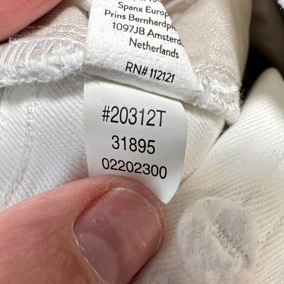 SPANX Stretch Twill Cropped Pant White Size XL Tall - Picture 10 of 15